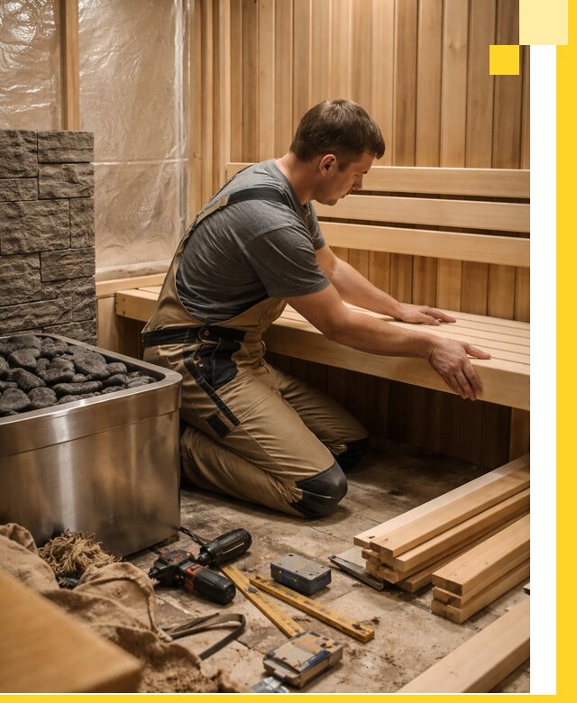 Сауны для дома под ключ с проектированием и монтажом в Красном Сулине