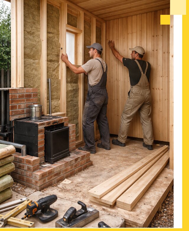 Строительство и установка дачных саун под ключ в Красном Сулине