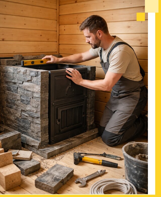 Производство и установка печей для саун под ключ в Красном Сулине