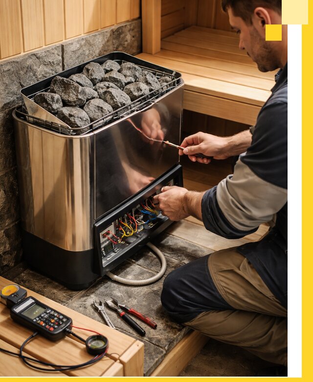 Продажа и установка электрокаменок для саун в Красном Сулине