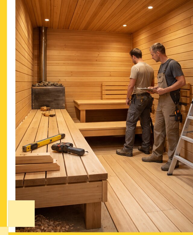 Отделка бань и саун в Красном Сулине по цене от 4593 р. | ЭриданКрл