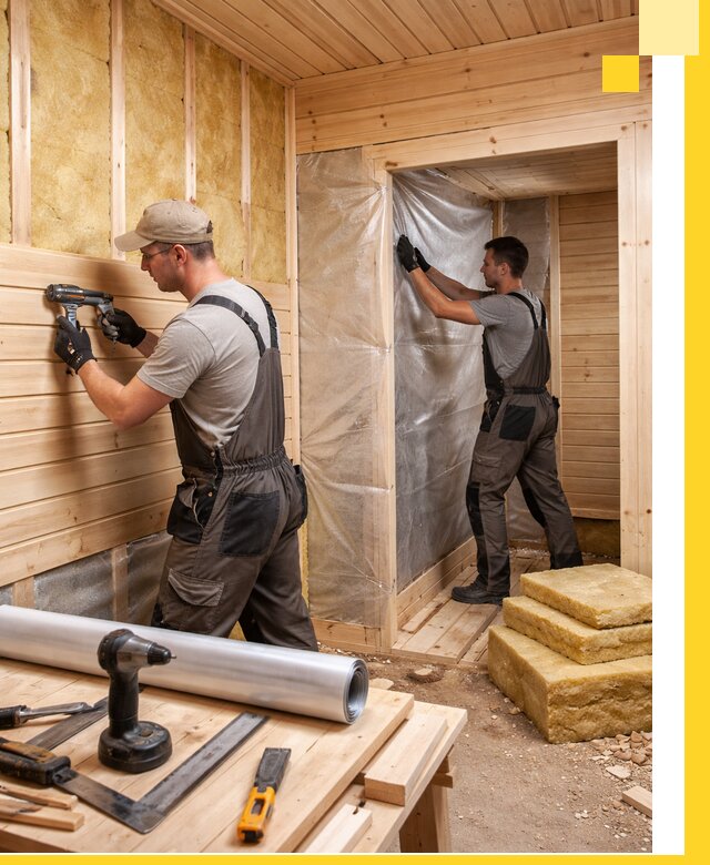 Бани под ключ в Красном Сулине с проектом и полным монтажом