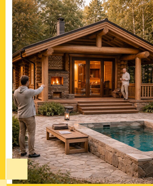 Проекты бань и хамам в Красном Сулине от 25515 р. | ЭриданКрл