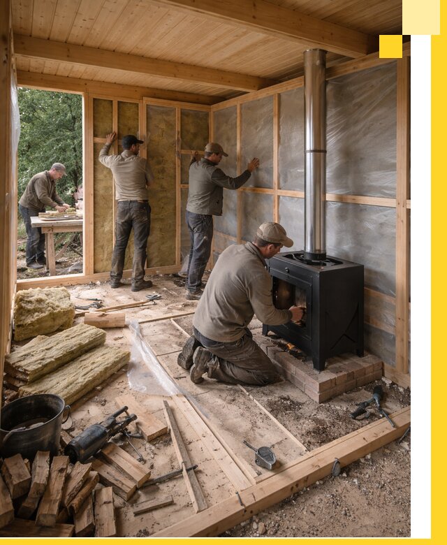 Профессиональный монтаж бань под ключ в Красном Сулине для дома