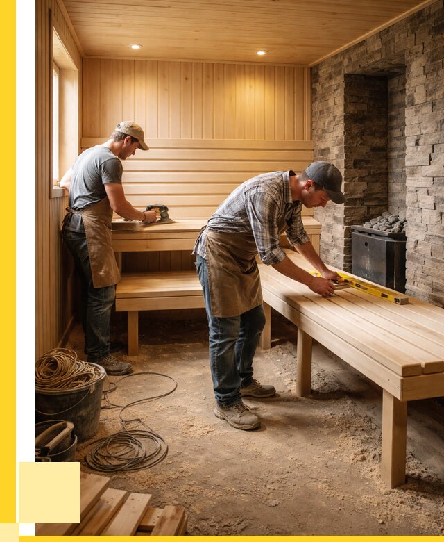 Отделка бани в Красном Сулине: внутренняя отделка от 3062 р. | ЭриданКрл