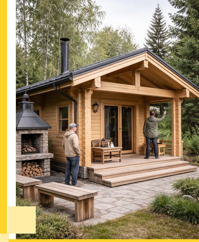 Деревянные бани под ключ в Красном Сулине от 459270 р. | ЭриданКрл