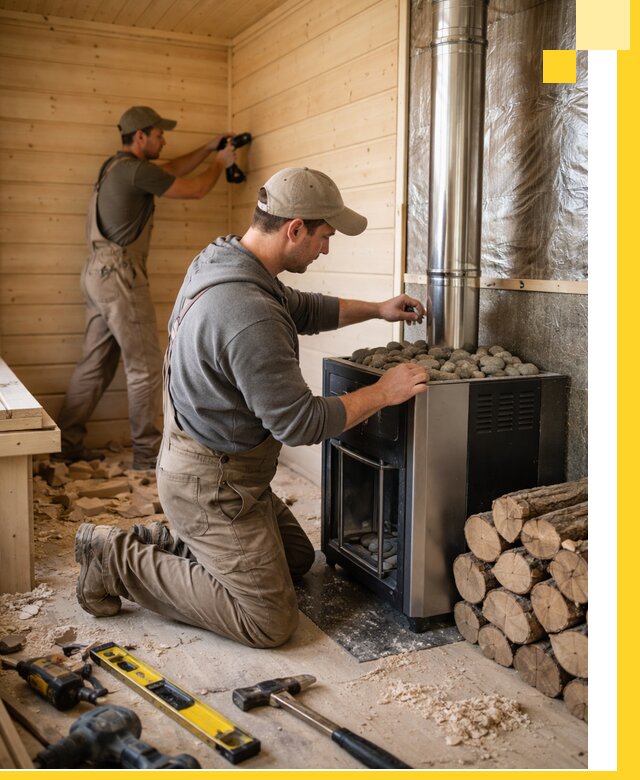 Строительство деревянных бань под ключ в Красном Сулине проекты и монтаж