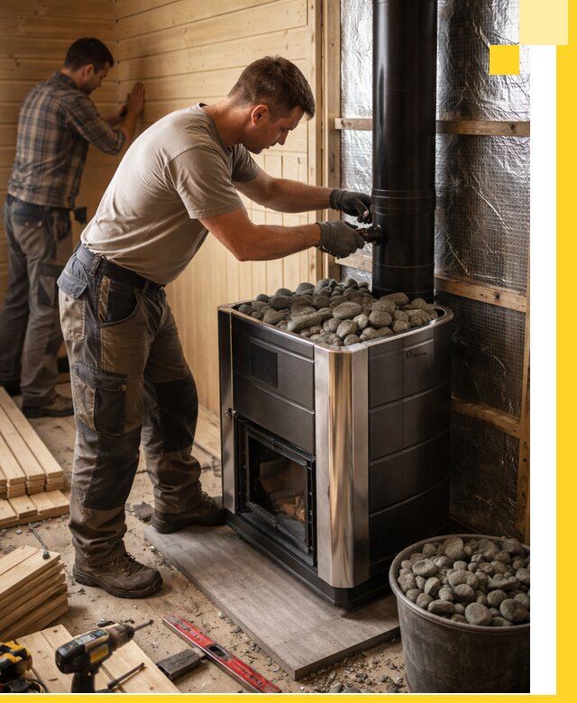 Проектирование и строительство парилок для бани в Красном Сулине под ключ