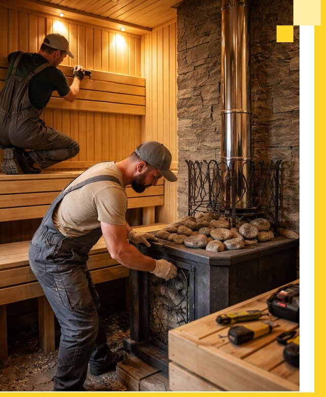 Комплексный дизайн бань, саун и зон отдыха в Красном Сулине