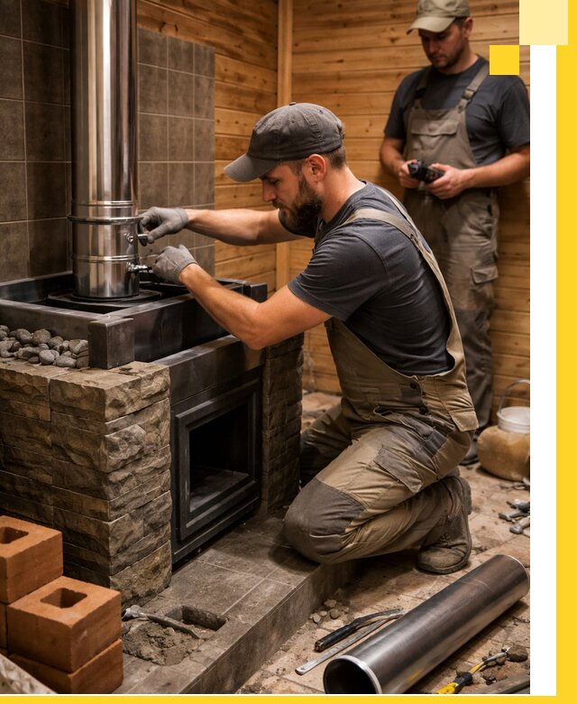 Изготовление и установка банных печей под ключ в Красном Сулине