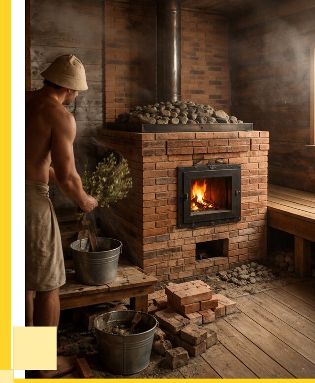 Кирпичные банные печи в Красном Сулине от 91854 р. | ЭриданКрл