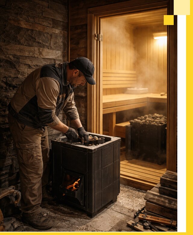 Строительство бани с сауной под ключ в Красном Сулине от проекта до сдачи