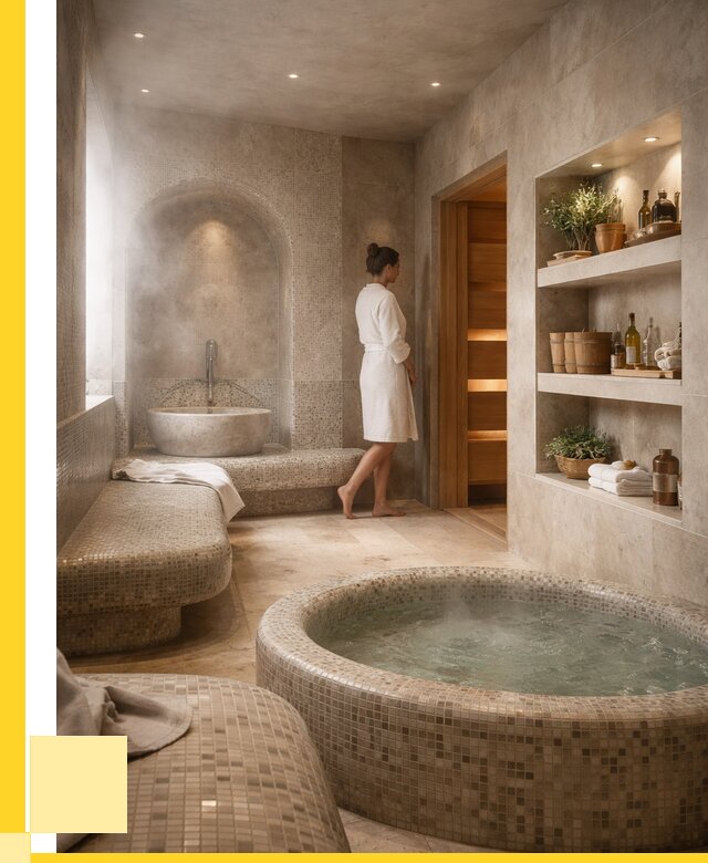 Строительство бани с хамамом в Красном Сулине от 765450 р. | ЭриданКрл