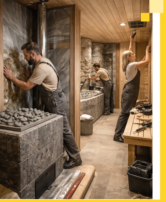 Строительство бань и SPA процедур в Красном Сулине под ключ и отделкой