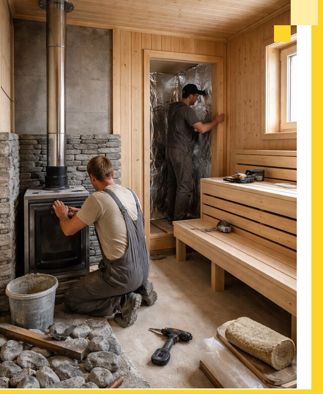 Строительство и изготовление бань под ключ в Красном Сулине