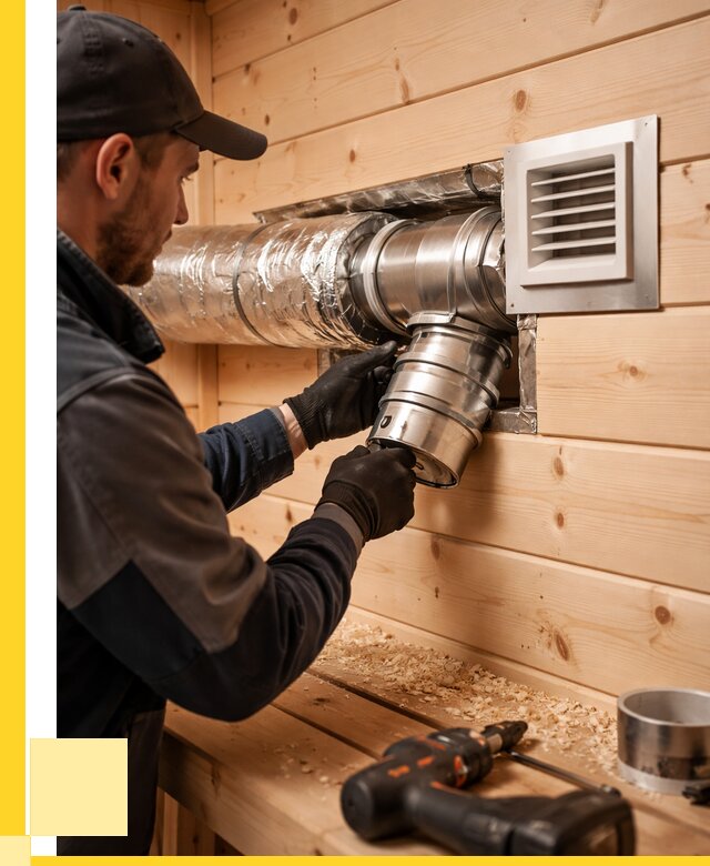 Монтаж вентиляции бани в Красном Сулине от 12247 р. | ЭриданКрл