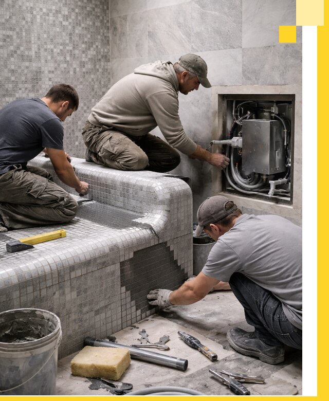 Проекты хамамов под ключ в Красном Сулине и дизайн и строительство