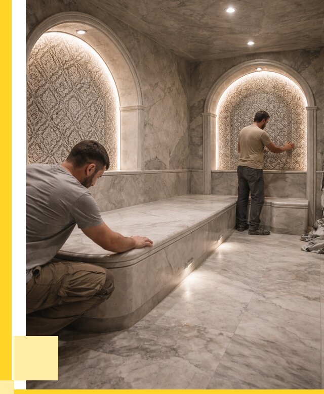 Турецкие бани под ключ в Красном Сулине от 255150 р. | ЭриданКрл