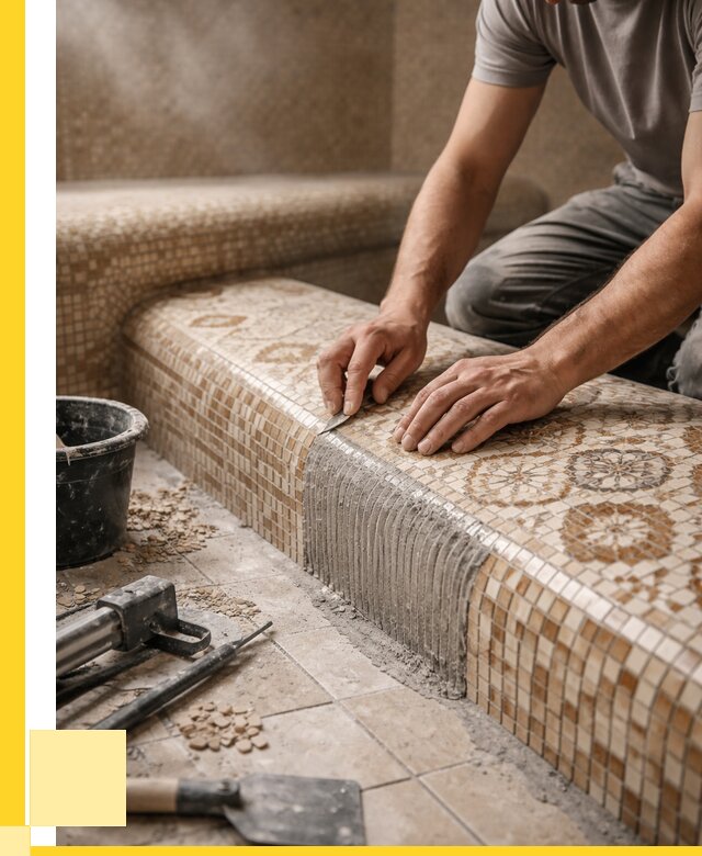 Плитка для хамама под ключ в Красном Сулине от 3572 р. | ЭриданКрл